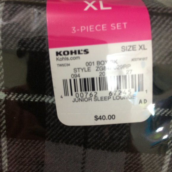 SO Soft & Cozy 3-pc Pajama Set with Shorts NWT - Picture 4 of 4